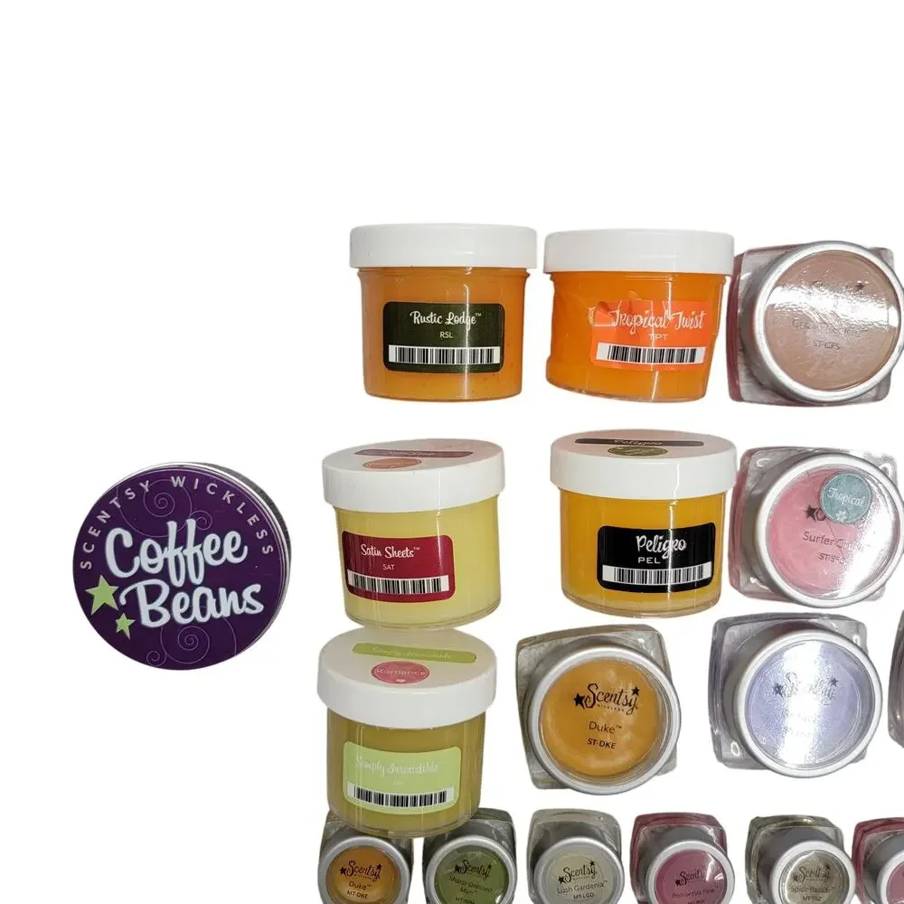 Scentsy Mixed Fragrance Tester Pots Tin Lot 28pc Retired Scents Duke Peligro